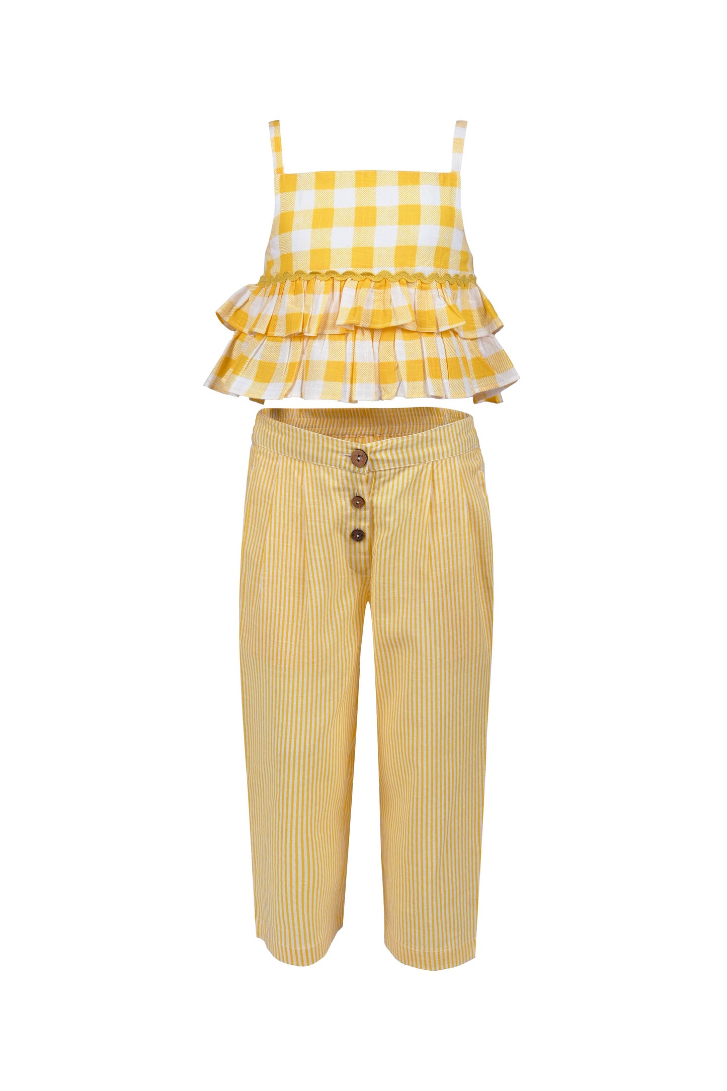 Sunny Gingham Set