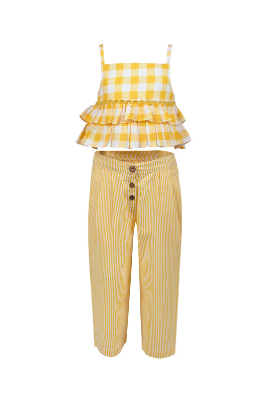 Sunny Gingham Set