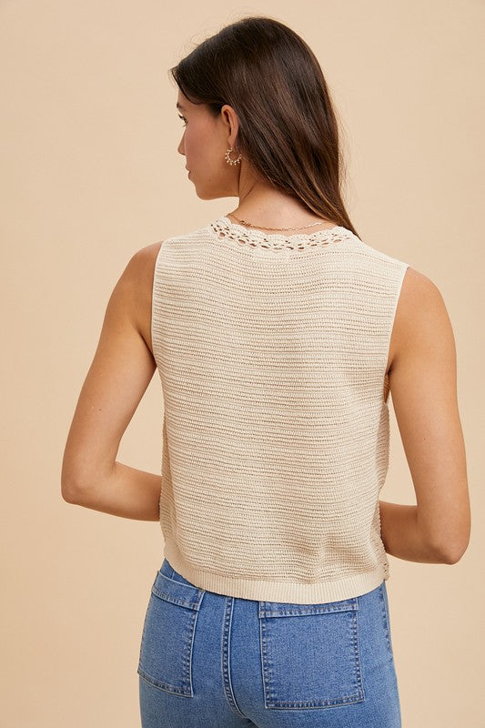 Sundara Crochet Vest